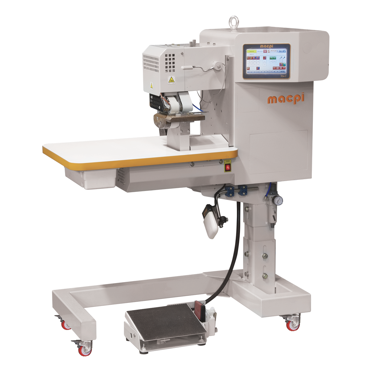 Machine pour pliage continu des bords