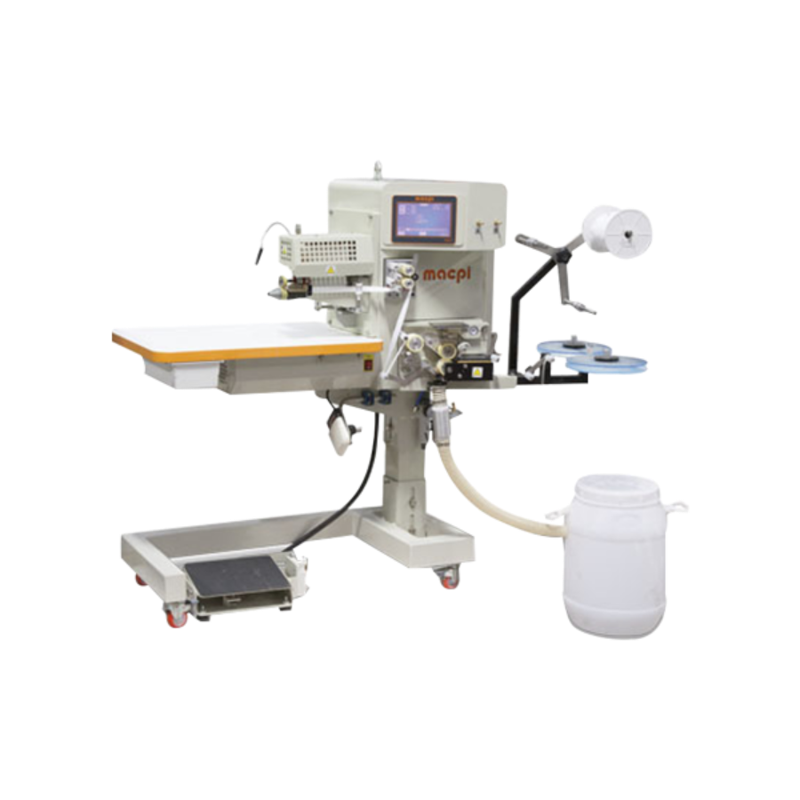 MACHINE DE RELIURE DES BORDS DES TISSUS