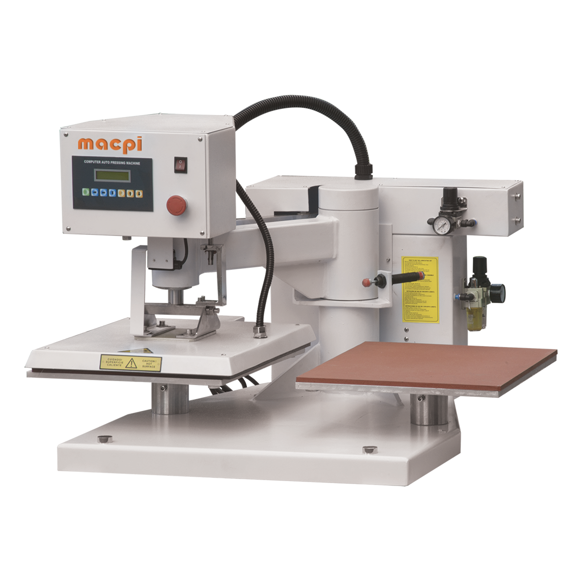 PRESSE DE TRANFER PNEUMATIQUE A DOUBLE PLATEAU